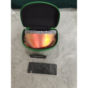 Tipsy Elves Mirrored Visor Sunglasses Canyon Crusader 11/141/147 New With Case